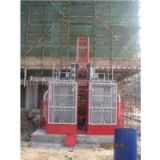 OEM 36 m / min Twin Cage SC200 Construction Hoist Elevator for Building