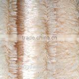 Warp Stretch Knitted Warm Peacock Cashmere Silver Faux Fur Plush Fabric thumbnail-5