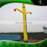 6m Tall Attractive Single Leg Air Dancer / Inflatable Yellow Wing Man For Advertising thumbnail-2
