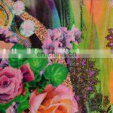 China Wholesale 3D Picture Digital Printed Rayon Fabric Beautiful Flowers thumbnail-3