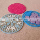 Non-slip Coaster Pvc Tea Cup Mat With 2D Logo thumbnail-4