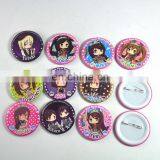Full Color Printing Tin Badge,round Button Badge,pin Badge,metal Badge thumbnail-6
