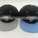 Normal Bill Custom Acrylic Wool Black Youth Snapback 2017 thumbnail-4