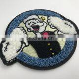 Wholesale Custom 100% Embroidery Chenille Patches For Clothing,towel Embroidered Patch in Letter and Number thumbnail-2