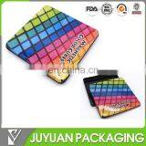 Rectangular Empty Metal Tin Box for Children's Game Card Packaging