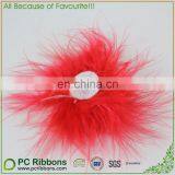 Artificial Colorful Feathers With Felt Circle thumbnail-3