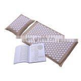 High Quality Coconut Fiber Plastic Spike Acupressure Mat and Pillow Set thumbnail-3