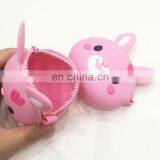 Kawaii Fashion Coin Purse Lovely Cartoon Rabbit Pouch Women Girls Small Wallet Soft Silicone Coin Bag thumbnail-7