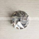 RHF4H 43,50/60,00 мм 6+6 лопастей высокопроизводительный турбо - турбонагнетатель алюминиевый 2618/Билет/фрезерованная компрессорная колесо thumbnail-1