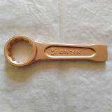 Non-sparking Tools Slogging Wrench Spanner Ring End ATEX Tools Be-Cu thumbnail-2