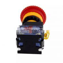 LA38-11ZS Emergency Stop 22mm Button Switches 1NO 1NC Red Mushroom 10A Equipment Lift Elevator on off Switch Button thumbnail-3