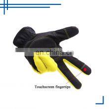 HANDLANDY Synthetic Leather Palm Garden Work House Chores Automotive Safety Working Gloves for Mechanic thumbnail-4