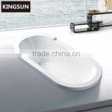 Low Price White Acrylic European Style Soaking Bathtub For Sale thumbnail-1