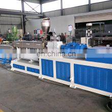 CE certification PE PP EVA PA Twin Screw Plastic Extruder Machine for masterbatch