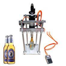 Pneumatic Beer Bottle Capping Machine, 26mm Crown Capping Machine for Beer Bottle, Crown Capper