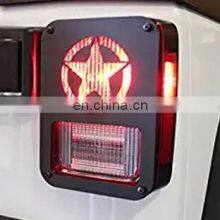 Защитник заднего фонаря с пятиконечной звездой для Jeep Wrangler JK J219 thumbnail-2
