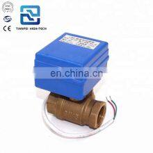 Small Size CWX-20P-1.0B DC3.6-6V 5V DC12V CR01 CR02 CR05 DN15 DN20 Brass Ss304 Metal Gear 5v 12v Electric Ball Valve thumbnail-1