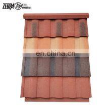 Stone Coated Steel Roman Brown Metal Zinc Roofing Tiles thumbnail-2