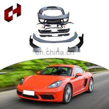 CH Hot Selling Car Accessories Black Bumper Spoiler Bumper Lip Spoiler Light Body Parts For Porsche 718 2016-2018 to GTS thumbnail-2