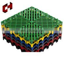 50Mm Black Orange Squared Custom Decoration Defender Mezzanine Workshop Turf Tile Grid Floor For Children Kid Play thumbnail-3