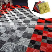2Cm Thickness Prices Modular Checkered Exercise Mat Floor Tile Exhibition Splicing Grille Garage Floor With Logo thumbnail-5