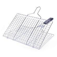 Portable Easy-to-flip With Removable Handle Grill Basket Fish Grill Non-Stick Foldable Nets thumbnail-2