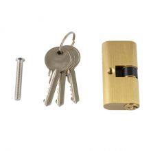 Anti-theft Rust-proof Gold Color Oval Shaped Double Open Brass Lock Cylinder thumbnail-4