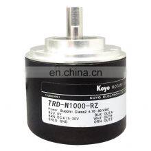 Incremental Rotary Encoder TRD-N1000-RZ 100 200 360 600 1000 1024 2000 2500 Ppr 50mm Outer RZ Encoder thumbnail-1