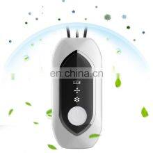 Oem Personal Portable Rechargeable Wearable Negative Ion Generator Necklace Air Purifier Device Pendant Wearable Electric Mini