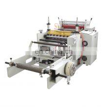 High Speed Automatic Roll Paper Label Cutting Machine with Slitting function Max working width 500mm