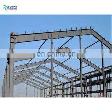 Glass Steel Structure Three Storey Rectangular Shape Steel Workshop
