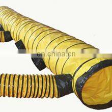 Yellow PVC Tarpaulin Ventilation Hose Hvac Flexible Duct Tube For Air Conditioner thumbnail-5