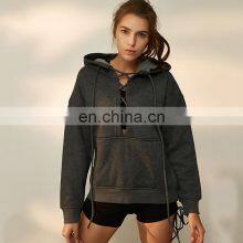 Tik Tok Hot New Women Hoodies Sweatshirts Long Sleeve Custom Logo Gym Wear Workout Sports Sweat Shirts Coat thumbnail-4