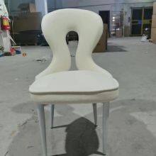 Luxury Hotel Restaurant Cafe Furniture Stainless Steel Dining Chairs