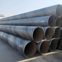 Q235B Large Diameter Spiral Pipe Municipal Engineering Sewage Pipe Welded Barrel Steel Coil Pipe Hollow Pipe