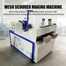 High Quality Mesh Scourer Making Machine Automatic Steel Mesh Scrubber Ball Making Machine thumbnail-4
