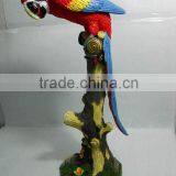 Resin Parrot bird animal statue for garden decoration