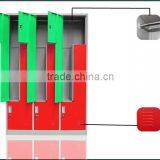 Durable Body L Shape Double Color Metal Workplace Lockers thumbnail-3