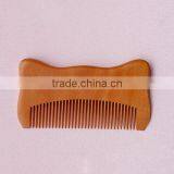 New Beard Comb Wood ,Hair Wooden Comb With Laser Logo thumbnail-3