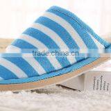 2015 Best Selling Lovely Soft Warm Men and Women Slippers Stripe Hot Style Slippers thumbnail-3