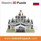 10PCS mini world architecture 3d puzzle Saint Isaac's Cathedral