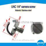 Ideas for Mini Company Stainless Steel 1/4'' D-ring Screw Slotted Hidden Camera Tripod Screw