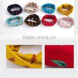 Newest Small Leaf Spreaded Fashion Cute Kids Knitted Winter Circle Loop Scarf thumbnail-4