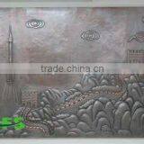 Bronze Great Wall Relief Sculpture