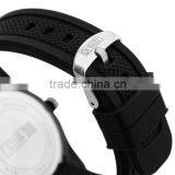 Military Royale Men's Black Rubber Strap Best Fashion Plastic Watch MR077 thumbnail-6