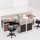 2 Seaters Office Workstation With 30mm Thickness Partition With Modern Design thumbnail-5