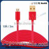 Free Sample Fast Charging Shielded Mobile Phone Micro Usb Cables For Sony thumbnail-4