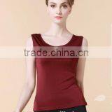White Plain Comfortable Stringer Tank Top Wholesale for Ladies thumbnail-3