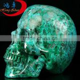 bulk wholesale promotional Chrysocolla crystal skulls wholesale