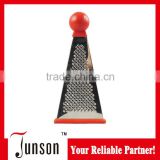 9" Trihedral Vegetable Grater/Stainless Steel Fruits and Vegetables Peeler with Footgrip